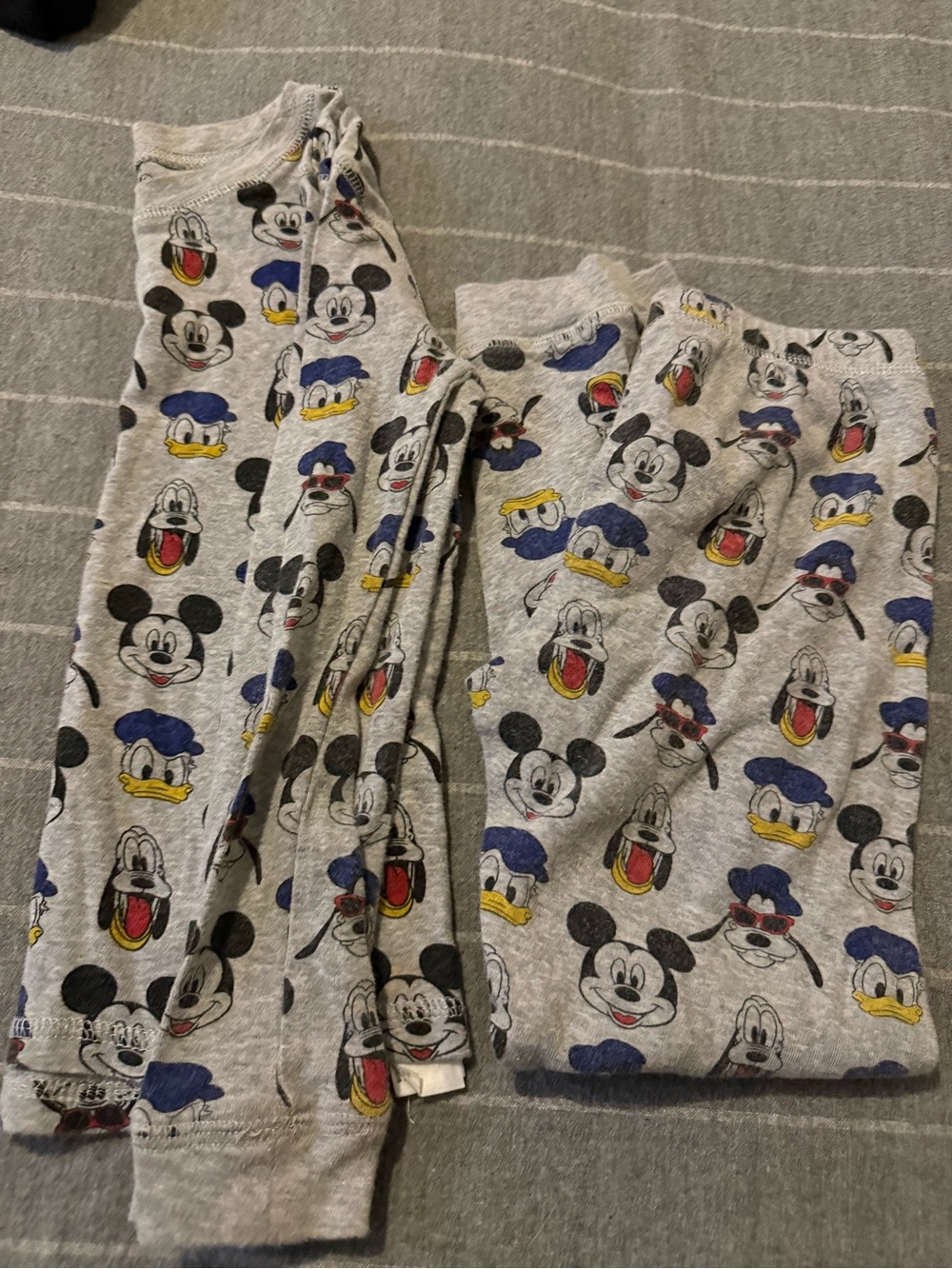 Disney Grey Mickey & Friends Pajama Bottoms